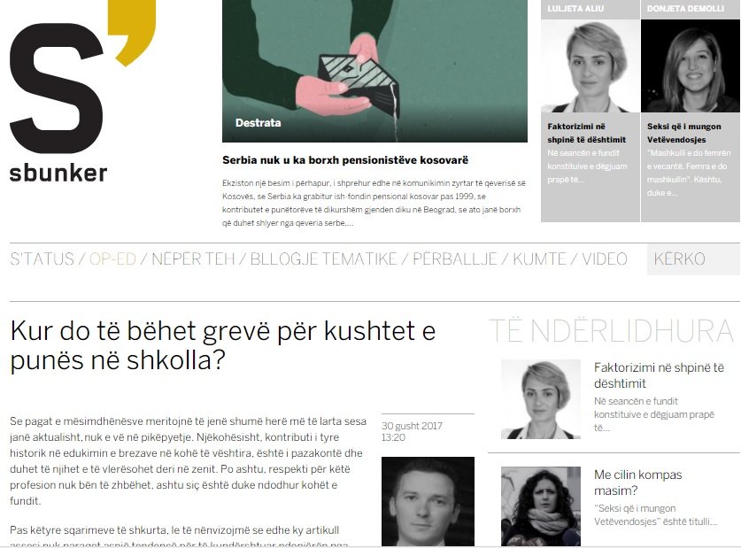 Kur do të bëhet grevë për kushtet e punës në shkolla? - Gezim Zeqiri